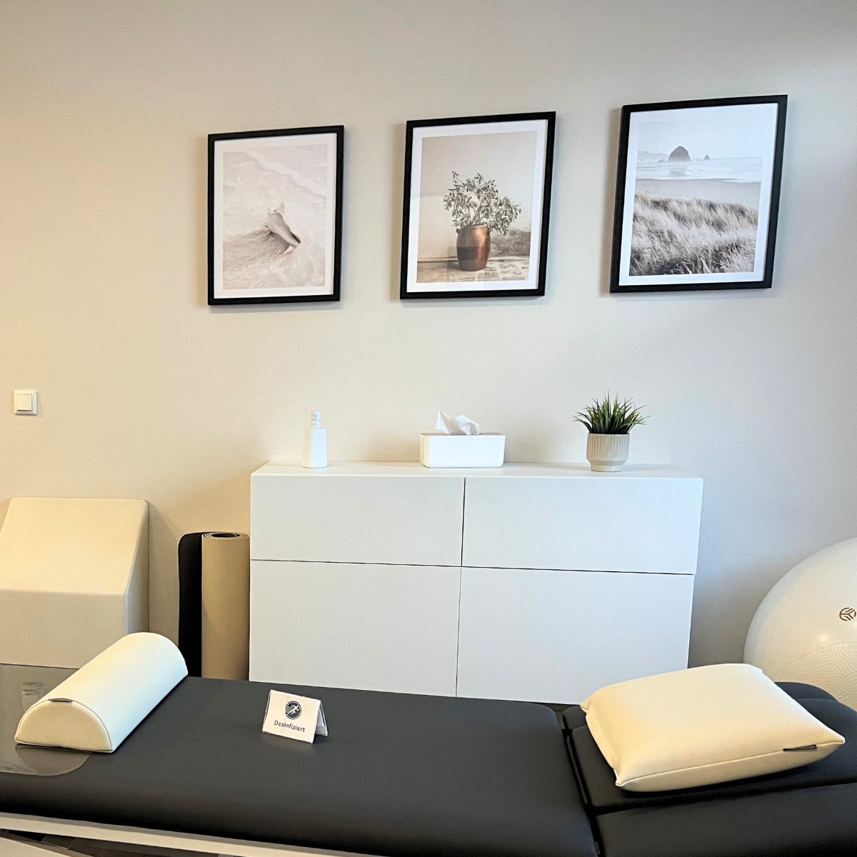 Behandlungsraum bei Focus Fit Physio